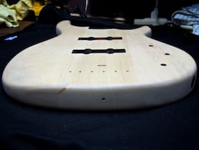 Stripped Bass Body Front – Agathis?