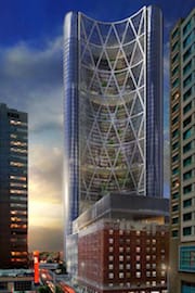 An Artist’s Rendering of The Encana Bow Tower in Calgary